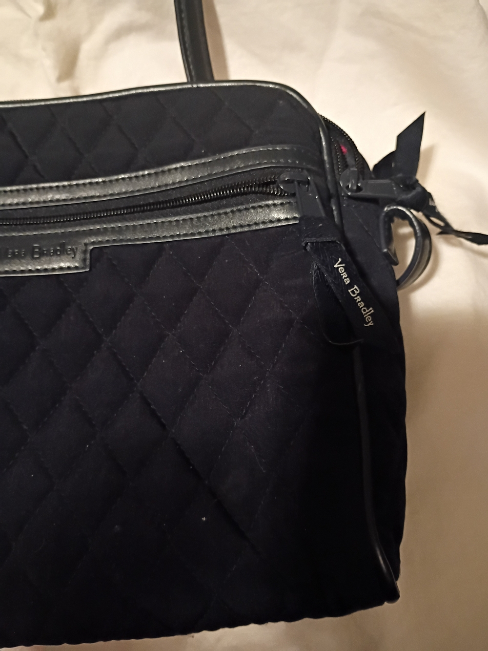 Vera Bradley Black Quilted Crossbody Bag
